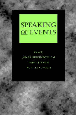 Speaking of Events (Hardback)