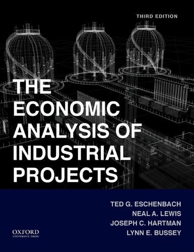 Economic Analysis of Industrial Projects (Hardback)