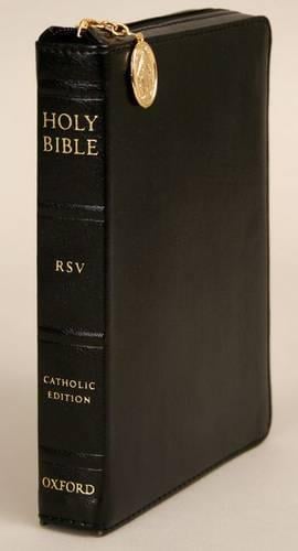 The Revised Standard Version Catholic Bible, Compact Edition, Zipper Duradera (Leather / fine binding)