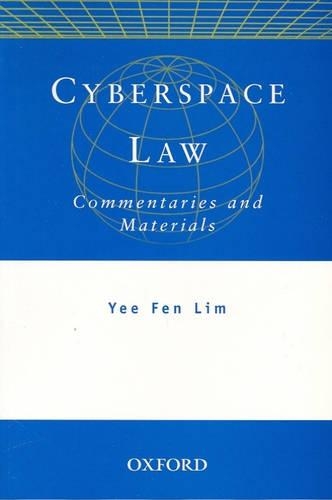 Cyberspace Law: Commentaries and Materials (Paperback)