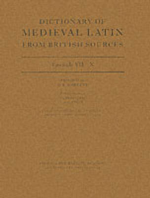 Cover Dictionary of Medieval Latin from British Sources: Fascicule VII: N - Medieval Latin Dictionary  Fascicule VII (Paperback)