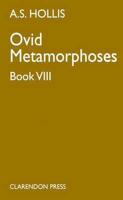 Metamorphoses. Book VIII (Paperback)