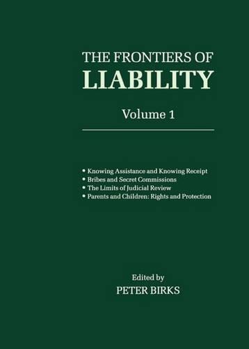 Frontiers of Liability: Volume 1 - Frontiers of Liability (Paperback)