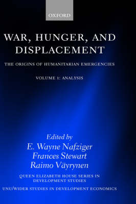 Cover War, Hunger, and Displacement: Volume 1 - War, Hunger, and Displacement