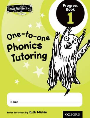 Read Write Inc.: Phonics: One-to-One Phonics Tutoring Progress Book 1 Pack of 5 - Read Write Inc.