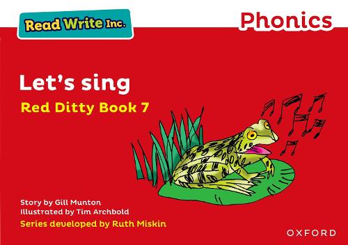 Read Write Inc. Phonics: Red Ditty Book 7 Let's Sing - Read Write Inc. Phonics (Paperback)