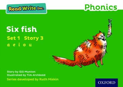 Read Write Inc. Phonics: Green Set 1 Storybook 3 Six Fish - Read Write Inc. Phonics (Paperback)