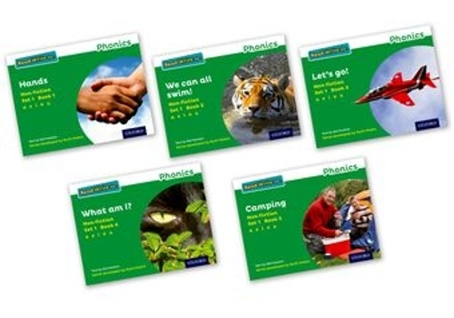 Read Write Inc. Phonics: Green Set 1 Non-fiction books (Mixed Pack of 5 ...