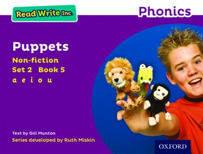 Read Write Inc. Phonics: Purple Set 2 Non-fiction 5 Puppets - Read Write Inc. Phonics (Paperback)