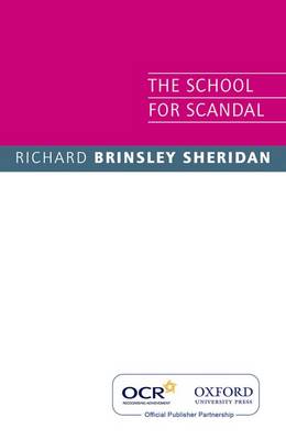 OCR the School for Scandal (Paperback)