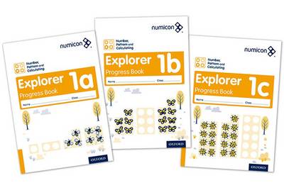 Numicon: Number, Pattern and Calculating 1 Explorer Progress Books ABC (Mixed pack) - Numicon
