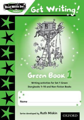 Read Write Inc Phonics Get Writing Green Book 1 By Ruth Miskin Charlotte Raby Waterstones