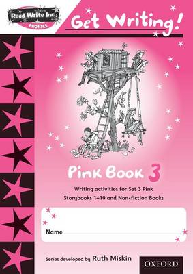 Read Write Inc. Phonics: Get Writing!: Pink 3 Pack of 10 - Read Write Inc. Phonics: Get Writing!