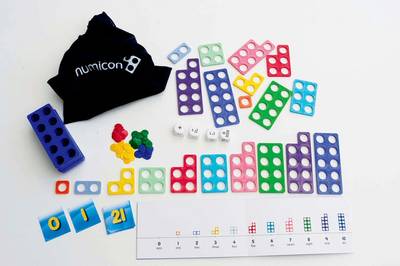Numicon: Homework Activities Intervention Resource - 'Maths Bag' of resources per pupil - Numicon