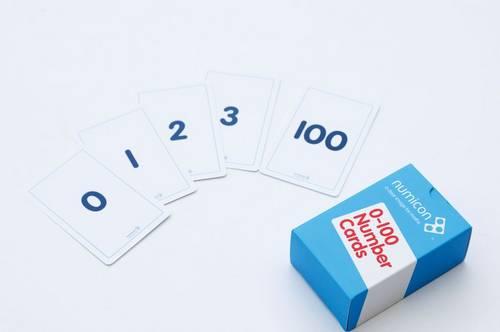 Numicon: 0-100 Numeral Cards - Numicon