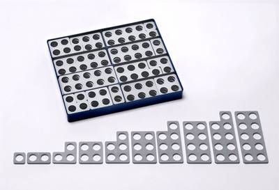 Numicon: Box of 80 Numicon Shapes (Grey) - Numicon