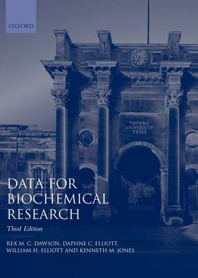Data for Biochemical Research (Paperback)