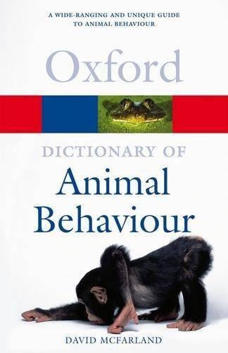 A Dictionary of Animal Behaviour - Oxford Quick Reference (Paperback)