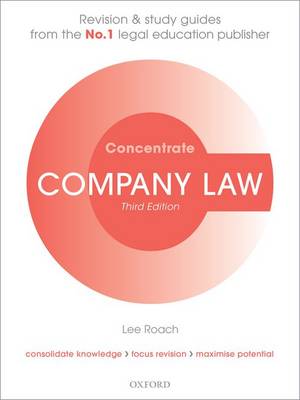 Company Law Concentrate: Law Revision and Study Guide - Concentrate (Paperback)