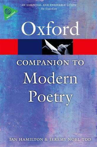 The Oxford Companion to Modern Poetry in English - Oxford Quick Reference (Paperback)