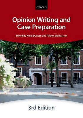 Opinion Writing and Case Preparation - Bar Manuals (Paperback)
