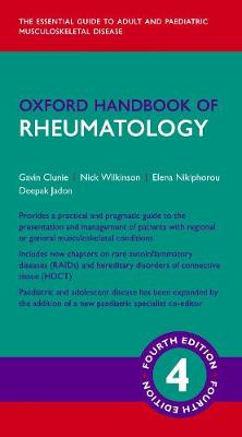 Oxford Handbook of Rheumatology by Gavin Clunie, Nick Wilkinson ...