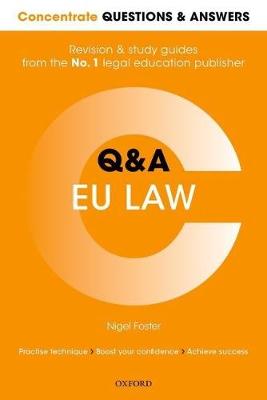 Concentrate Questions and Answers EU Law: Law Q&A Revision and Study Guide - Concentrate Law Questions & Answers (Paperback)