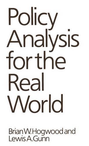 Policy Analysis for the Real World (Paperback)