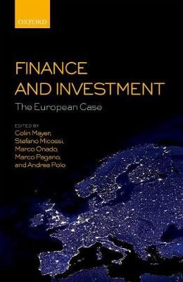 Finance and Investment: The European Case (Hardback)