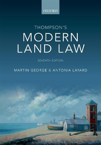 Oxford University Press Thompson's Modern Land Law