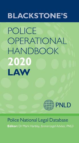 Blackstone's Police Operational Handbook 2020: Law (Paperback)
