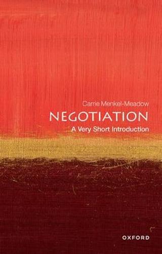 Negotiation: A Very Short Introduction - Very Short Introductions (Paperback)