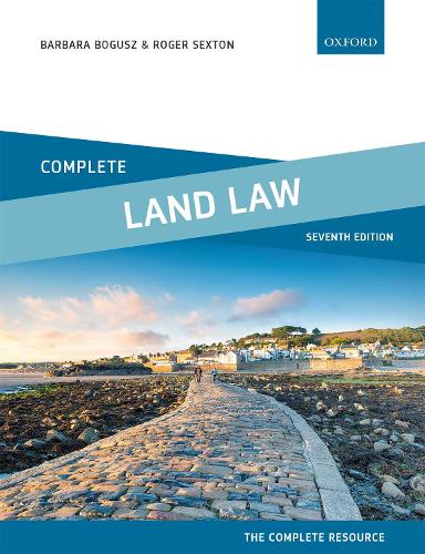 Oxford University Press Complete Land Law