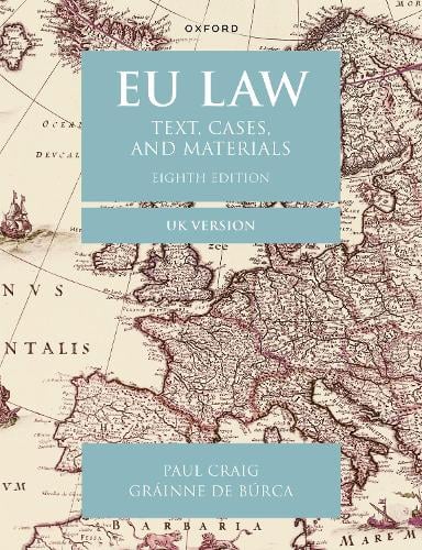 洋書 EU LAW : TEXT, CASES, AND MATERIALS EU Law: Text, Cases, and Materials: Craig, Paul, de BÃºrca