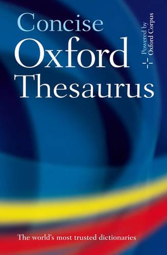 Concise Oxford Thesaurus - Oxford Languages