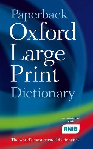 Paperback Oxford Large Print Dictionary - Oxford Languages