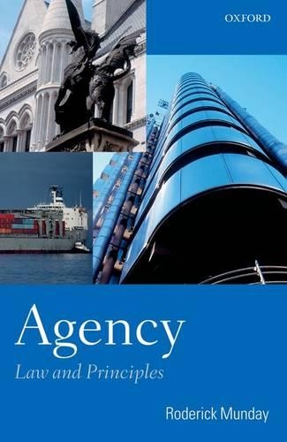 Agency: Law and Principles (Paperback)