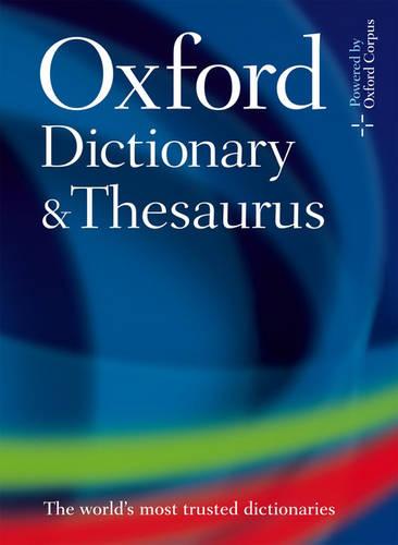 Oxford Dictionary and Thesaurus (Hardback)