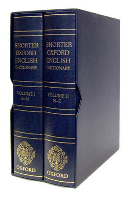 Shorter Oxford English Dictionary (Hardback)