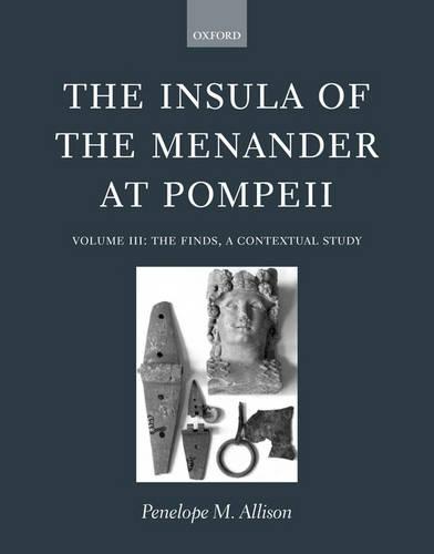 The Insula of the Menander at Pompeii: Volume III: The Finds, a Contextual Study - Insula of the Menander at Pompeii (Hardback)