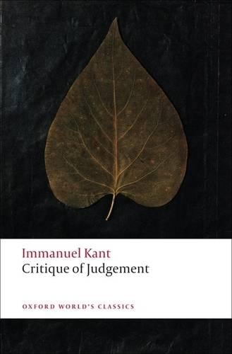 Cover of the book Critique of Judgement