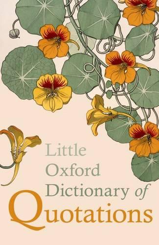 Little Oxford Dictionary of Quotations (Hardback)