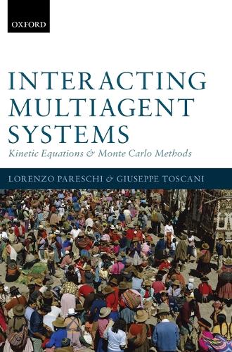 Cover Interacting Multiagent Systems: Kinetic equations and Monte Carlo methods