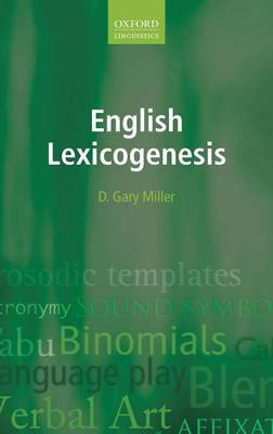 English Lexicogenesis (Hardback)