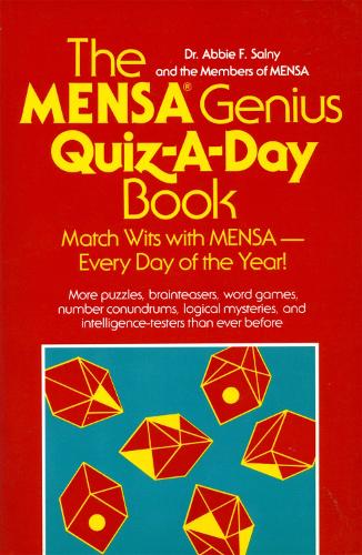 The Mensa Genius Quiz-a-day Book (Paperback)