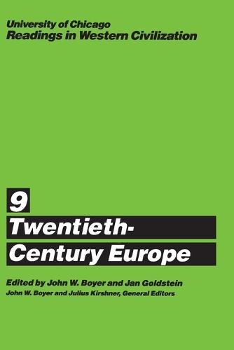 Cover Readings in Western Civilization: Twentieth-century Europe v.9 - Readings in Western Civilization Vol 9
