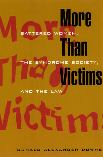 More Than Victims: Battered Women, the Syndrome Society and the Law - Morality and Society Series (Paperback)