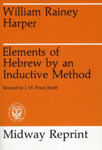 Elements of Hebrew by an Inductive Method (Paperback)