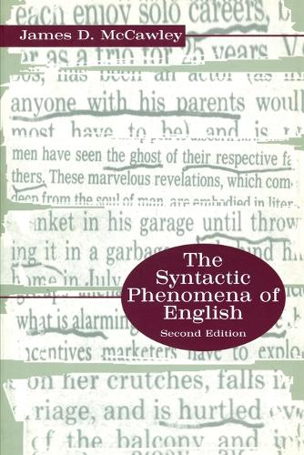 The Syntactic Phenomena of English (Paperback)
