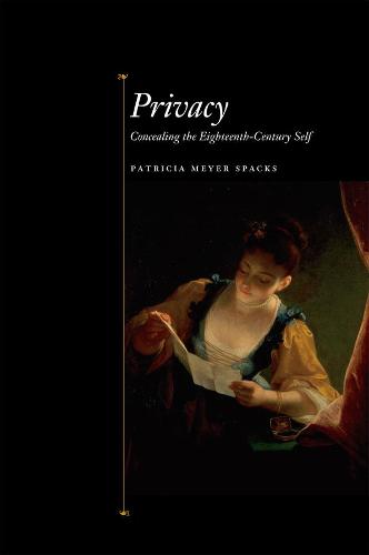 Privacy: Concealing the Eighteenth-Century Self (Hardback)